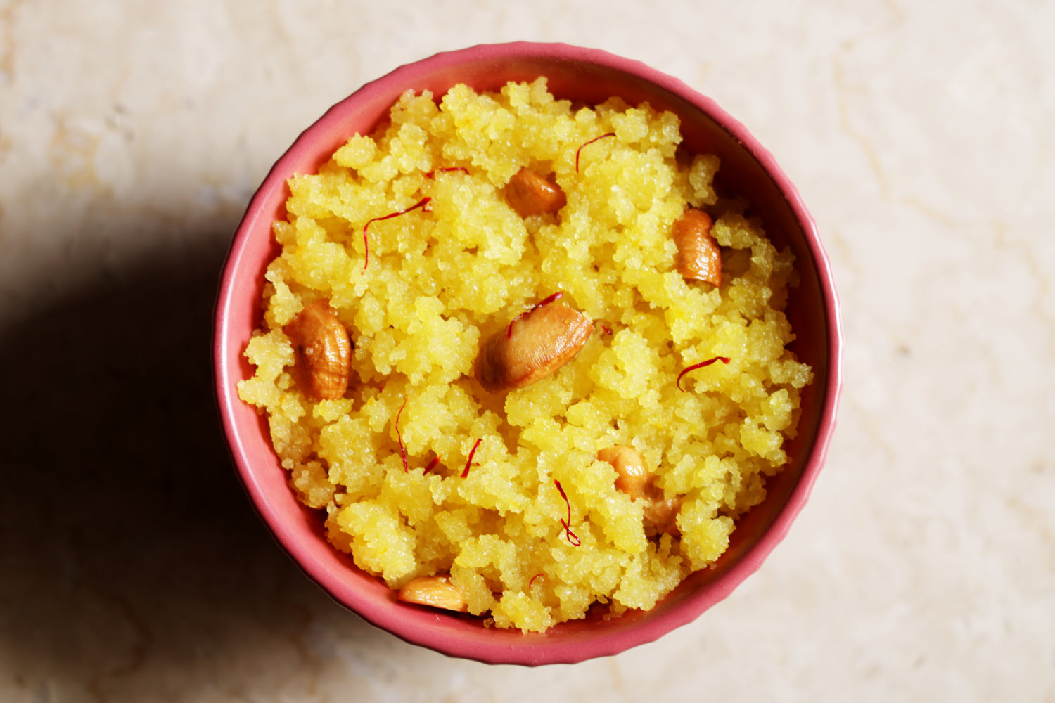 Rava Kesari Suji Ka Halwa Kesari Bath Saffron Semolina Halva