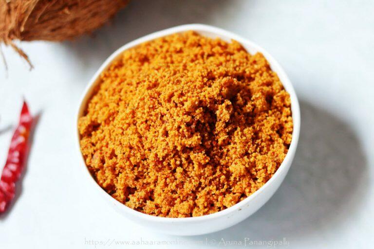 Thengai Podi Chammanthi Podi Roasted Coconut Chutney Powder