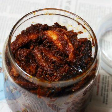 Magai is an Andhra Mango Pickle flavoured with Fenugreek