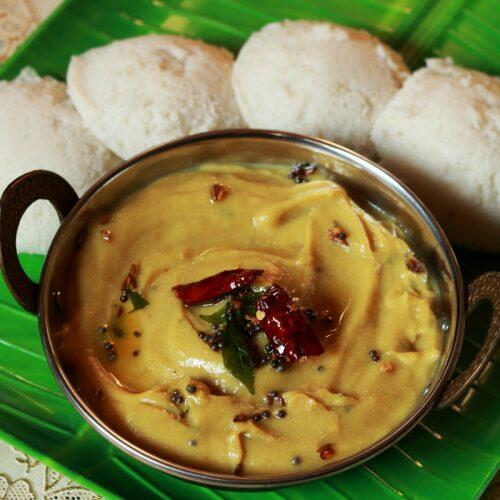 Andhra Senaga Pindi Pachadi Bombay Chutney Besan Chatni for Idli