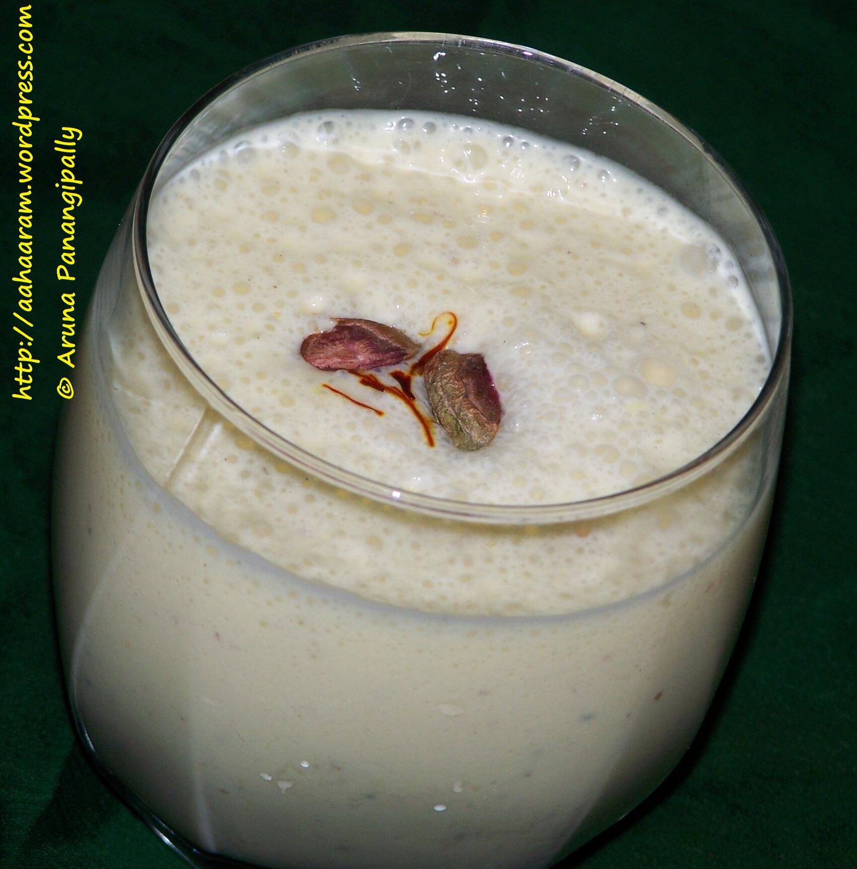 Piyush is a drink made with Shrikhand