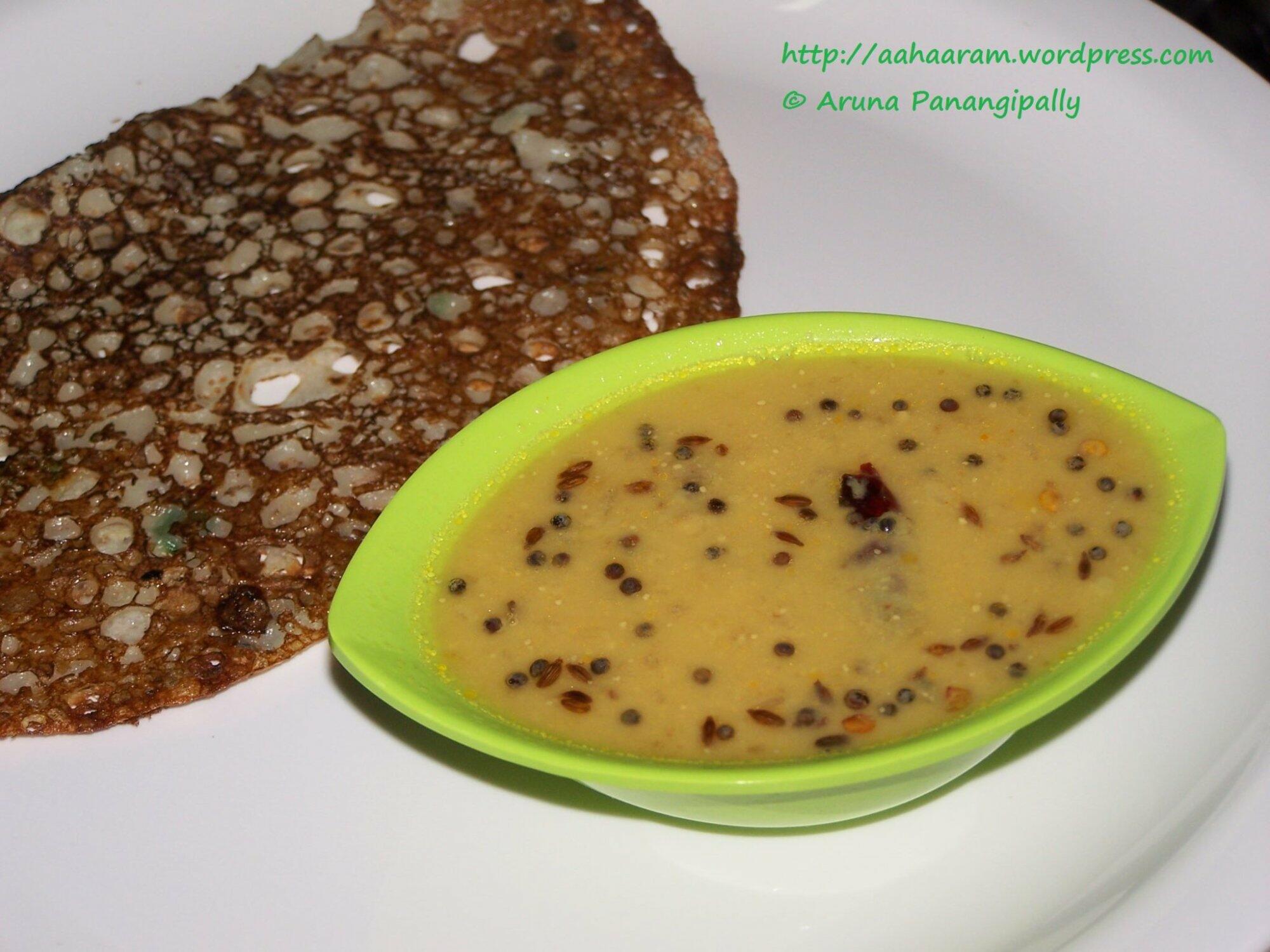Senaga Pindi Pachadi or Besan ki Chatni