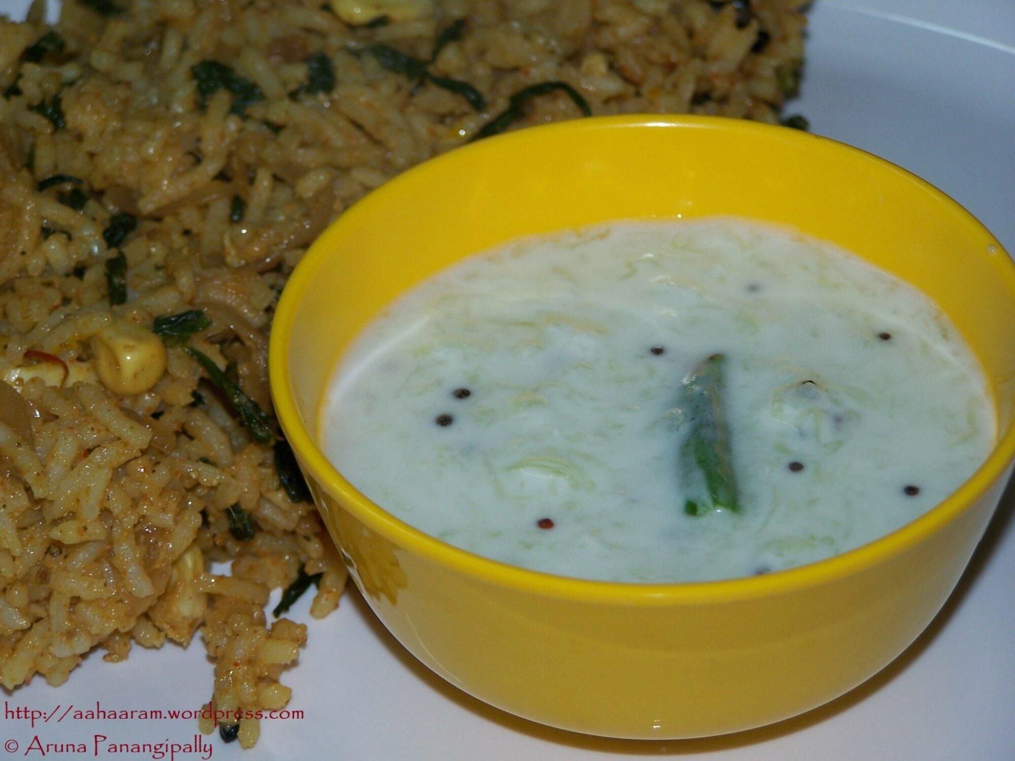 Kakdi Raita or Cucumber Raita or Yoghurt and Cucumber Relish