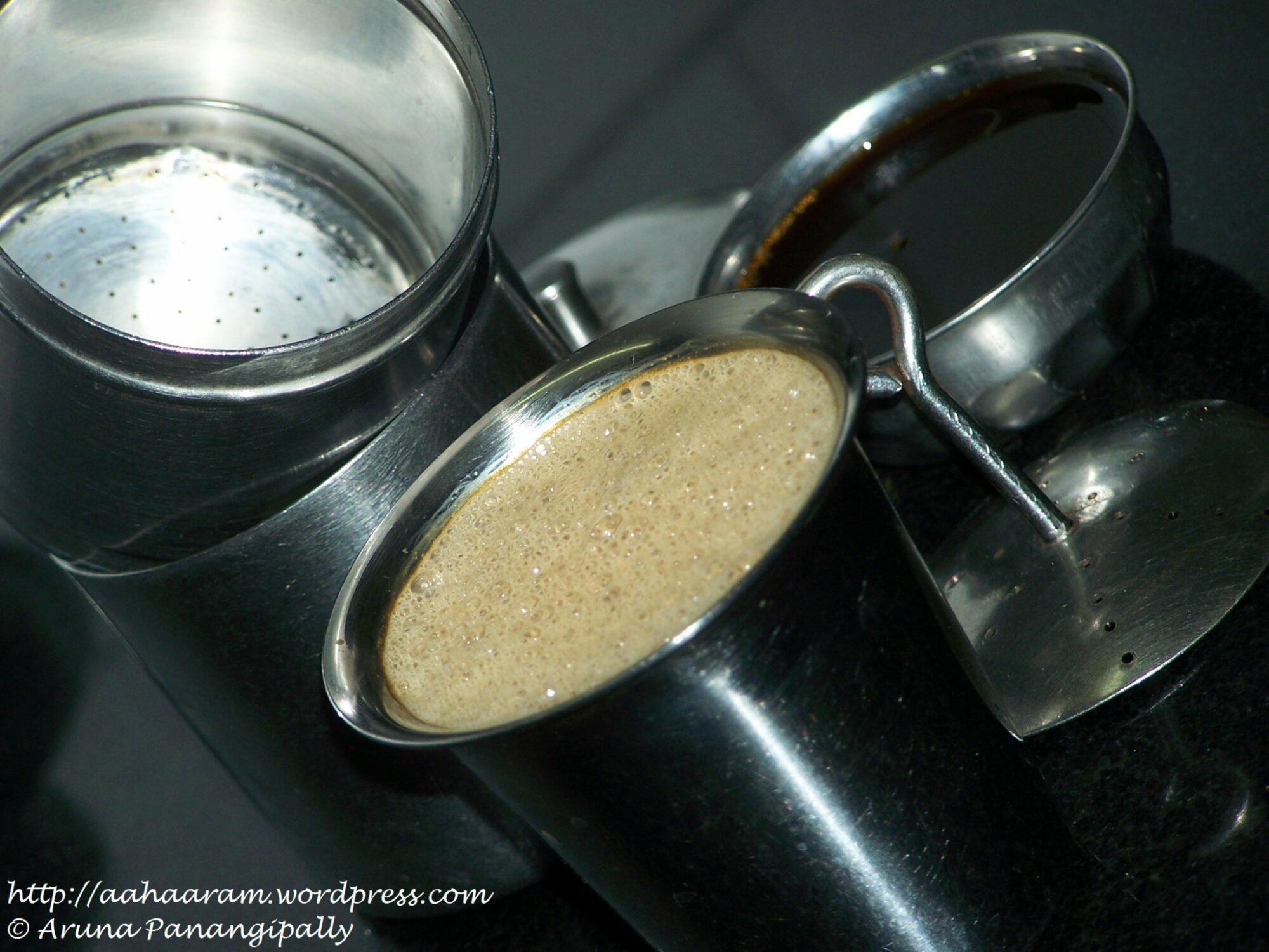 South Indian Filter Coffee or Kaapi