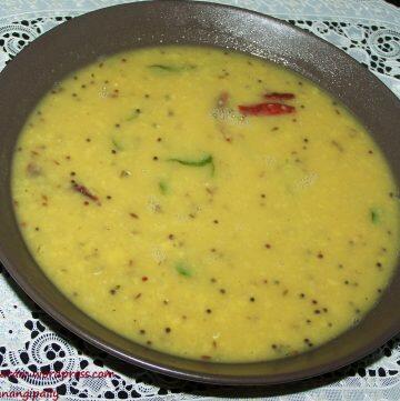 Pappu Pulusu or Simple Lentil Stew