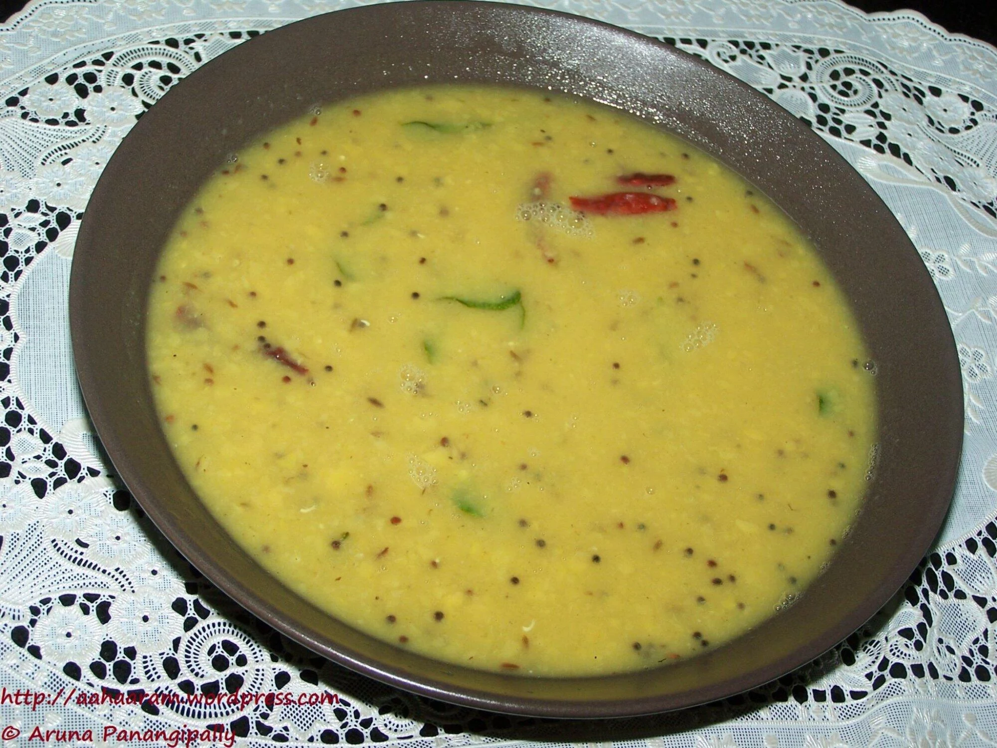 Pappu Pulusu or Simple Lentil Stew