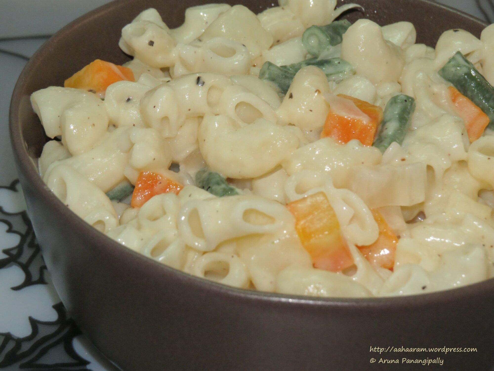 Macaroni and Cheese with Vegetables