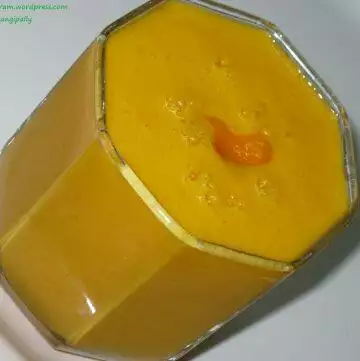 Mango Lassi or Mango Smoothie