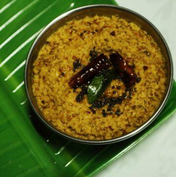 Andhra Coconut Chutney for Rice