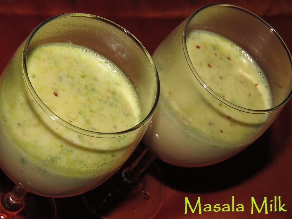 Masala Milk or Masala Doodh