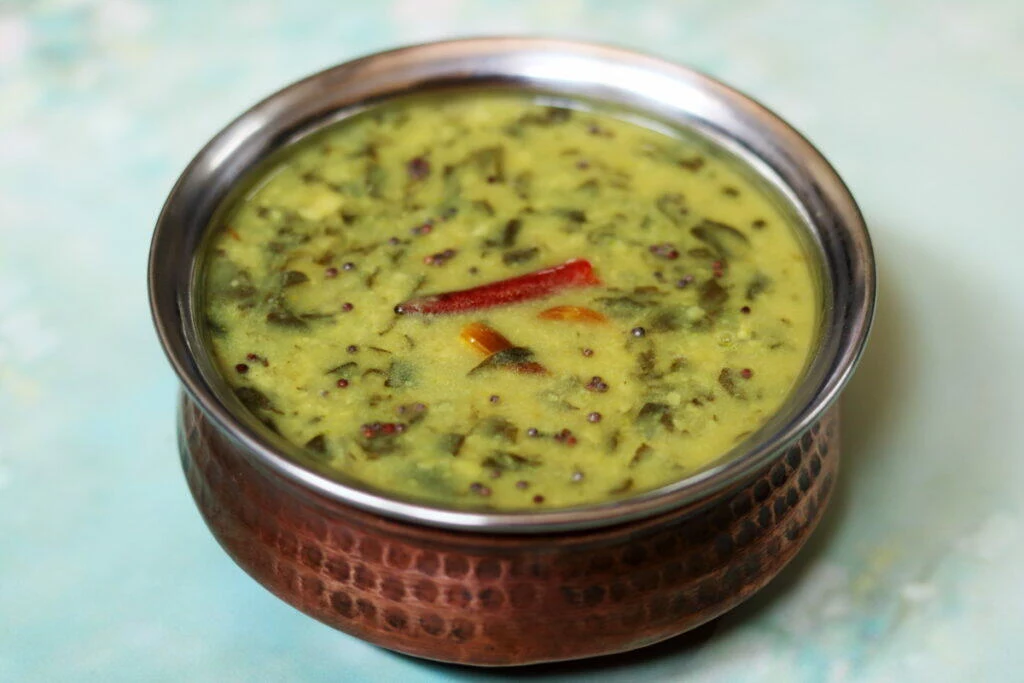 Gongura Pappu or Ambadi Dal is lentils with red sorrel. It is vegan, gluten-free dish eaten with rice.