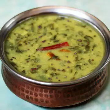 Gongura Pappu or Ambadi Dal is lentils with red sorrel. It is vegan, gluten-free dish eaten with rice.