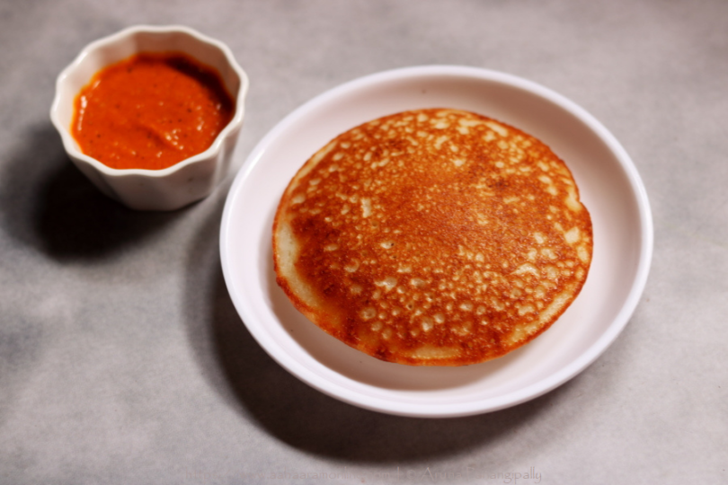 Dibba Rotti (Easy Version with Idli Batter) - A Gluten Free Vegan Snack