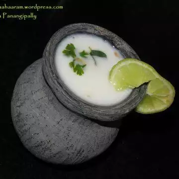 Nimmakaya Majjiga or Buttermilk with Lemon