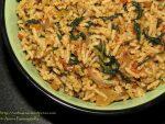 Methi Tamatar Biryani or Fenugreek and Tomato Spiced Rice