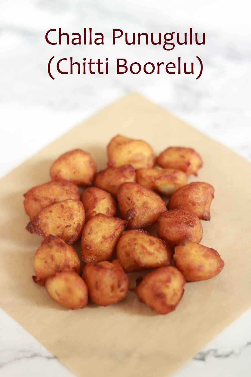 Challa Punugulu | Chitti Boorelu : My Favourite Rainy Day Snack