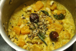 Mathanga Erissery | Pumpkin and Black-eyed Peas in a Coconut Gravy