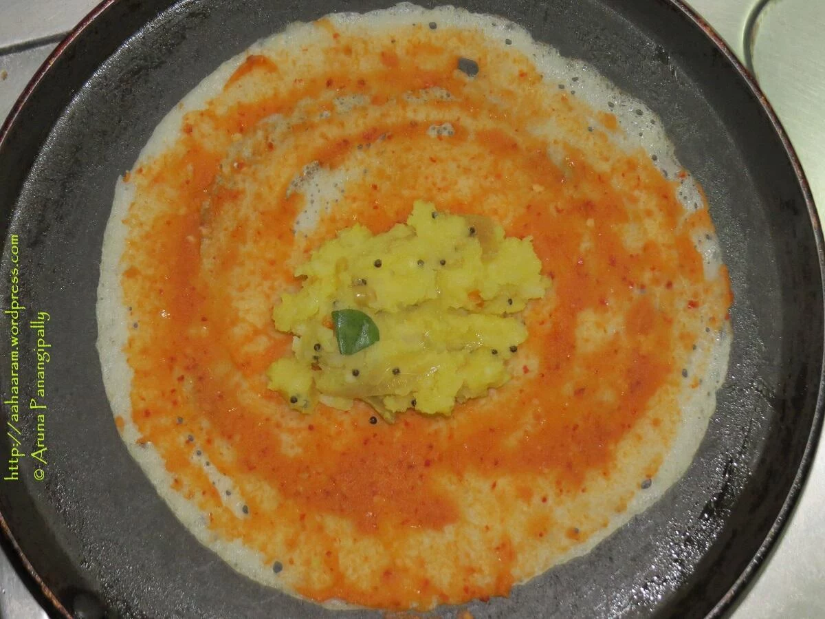 Mysore Masala Dosa in the Making - Mumbai Street Food Style