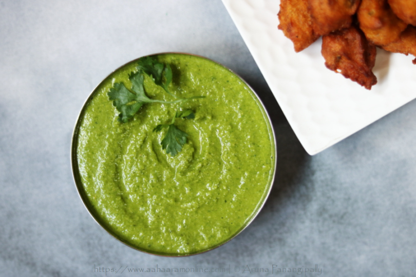 Coriander Peanut Chutney Kothimeera Verusenaga Pachadi ãhãram
