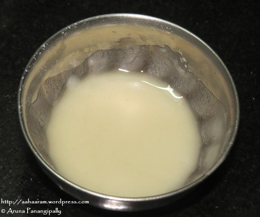 Ghee and Rice Flour Paste