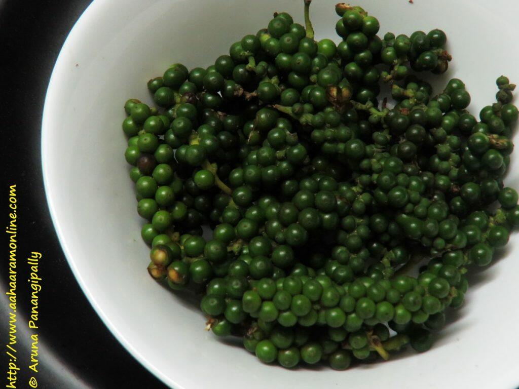Green Peppercorn Pickle In Lemon Juice Kuru Milagu Urugai