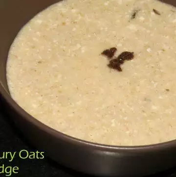 Savoury Oats Porridge with Buttermilk