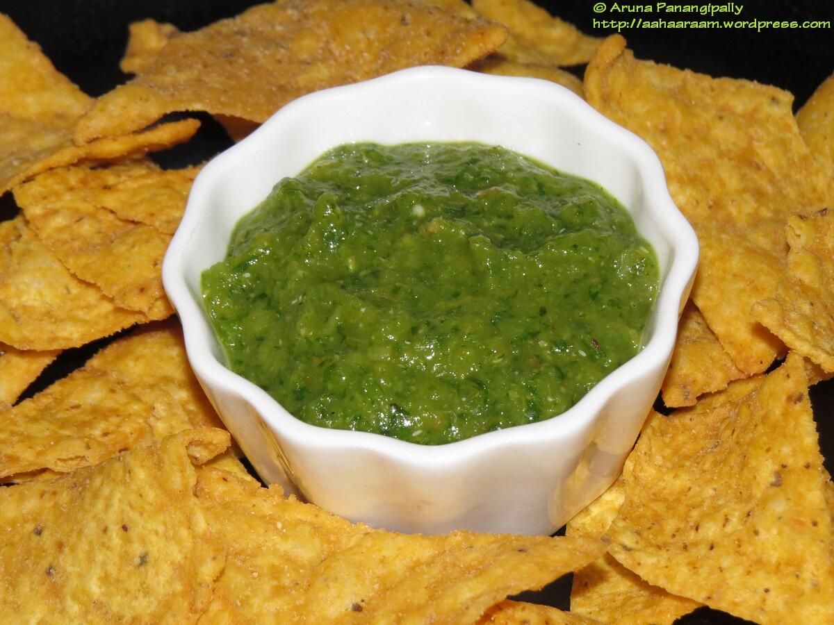 Salsa Verde with Green Tomatoes