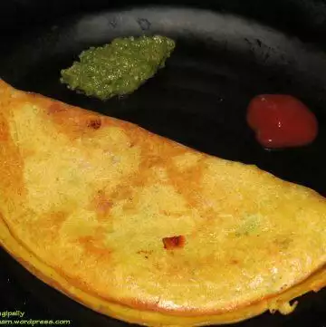 Tomato Omelette | Vegetarian Omlet