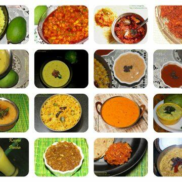 A Collection of Recipes with Kairi, Mammidikaya, or Raw Mango