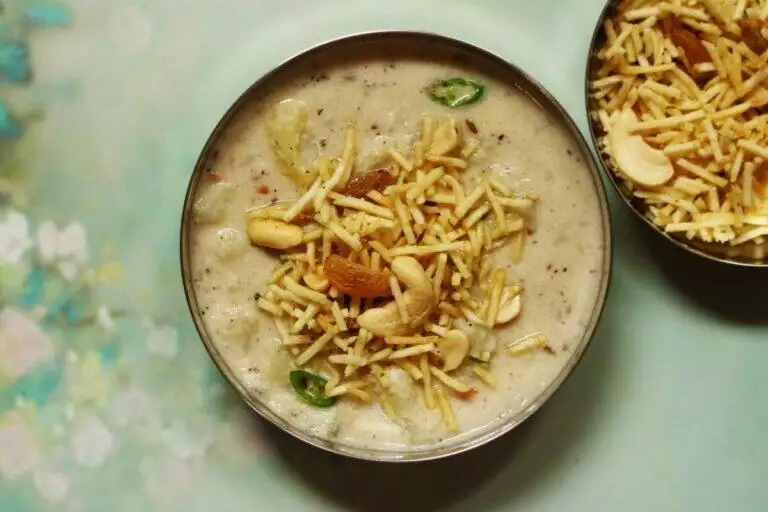 A bowl of Farali Misal, a popular Ekadashi Fast Recipe or Upvas ka Khana in Maharashtra