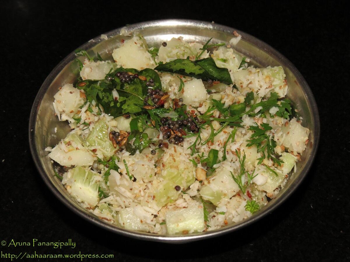Khamang Kakdi - Cucumber Salad from Maharashtra