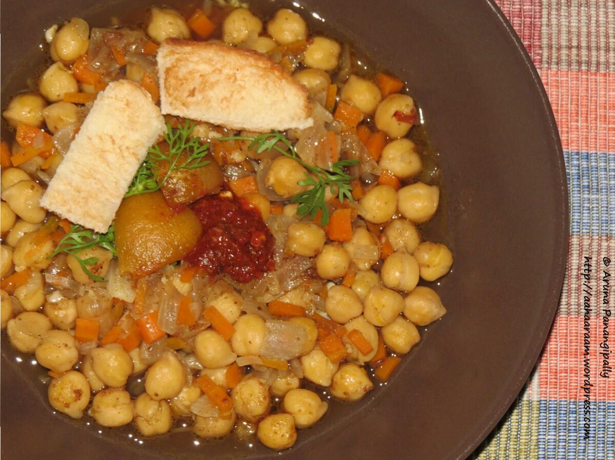 Lablabi or Leblebi - Chickpea Soup from Tunisia