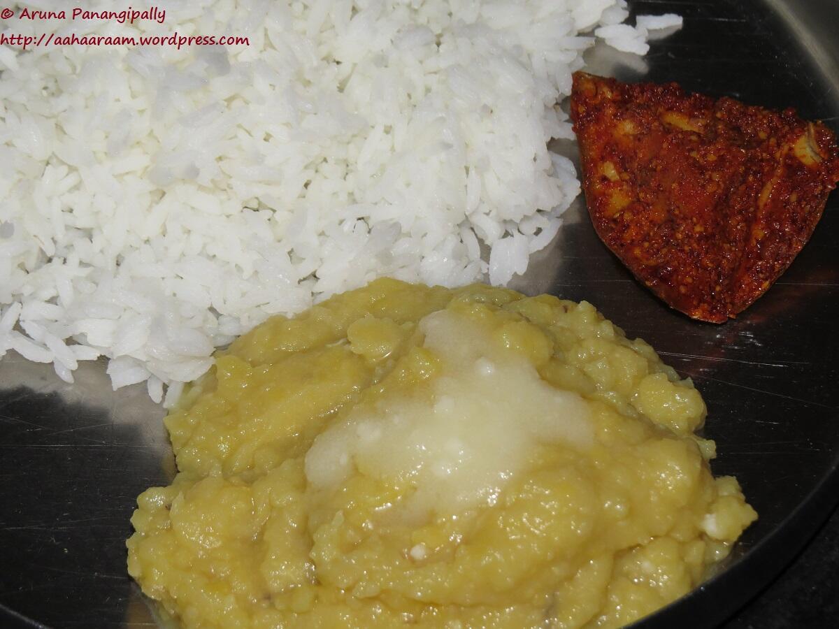 Mudda Pappu | Andhra Style Plain Dal Mudda Pappu | Andhra Style Plain Dal