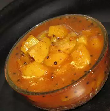 Methamba - A Raw Mango and Fenugreek Relish from Maharashtra