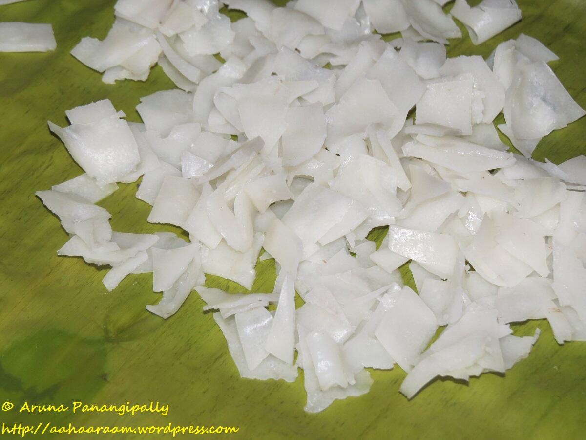 Homemade Ada Pieces for Palada Pradhaman and Ada Pradhaman