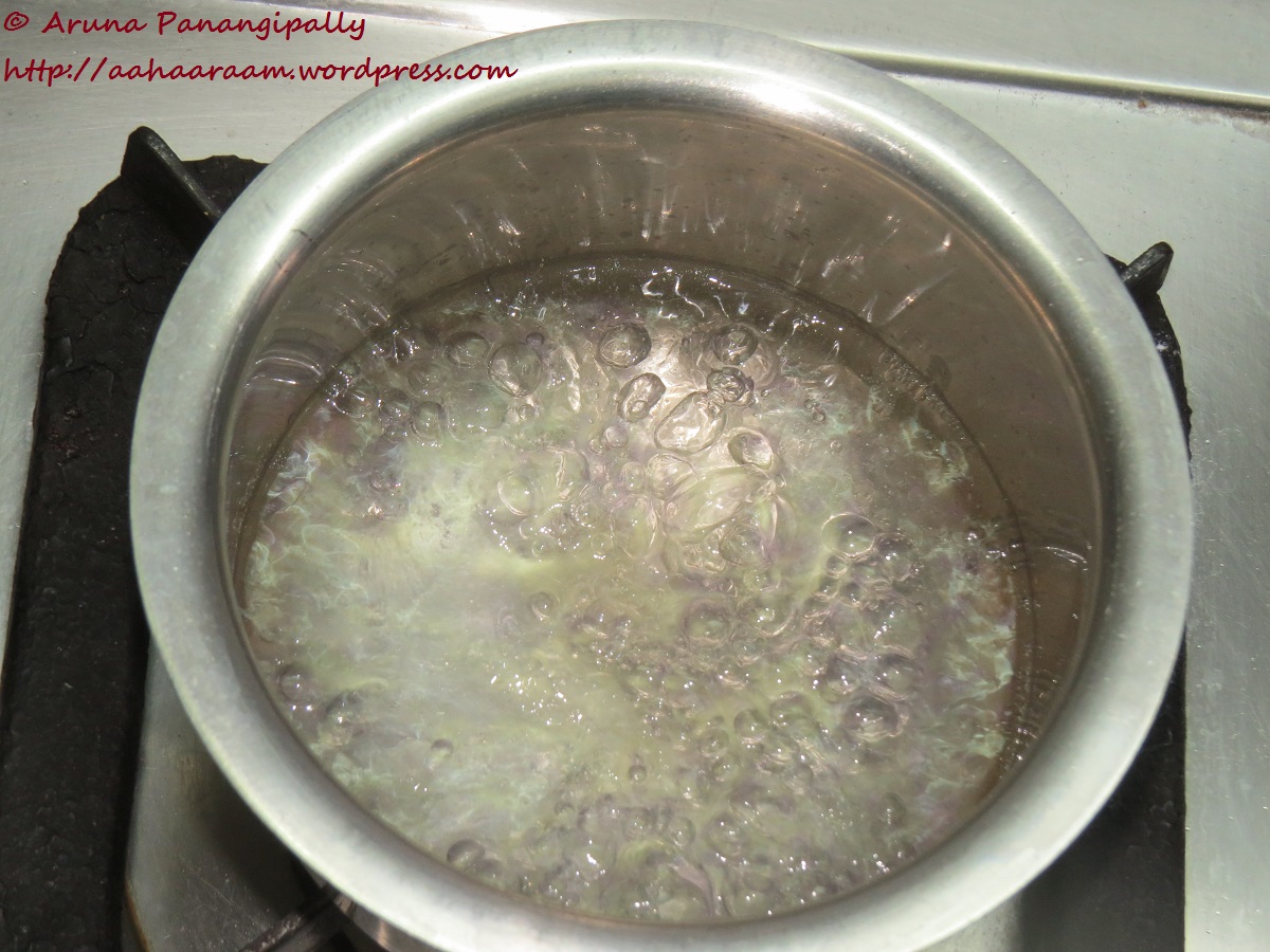 Step 2 - Boil Water, Salt and Oil - Ela Ada or Elai Adai