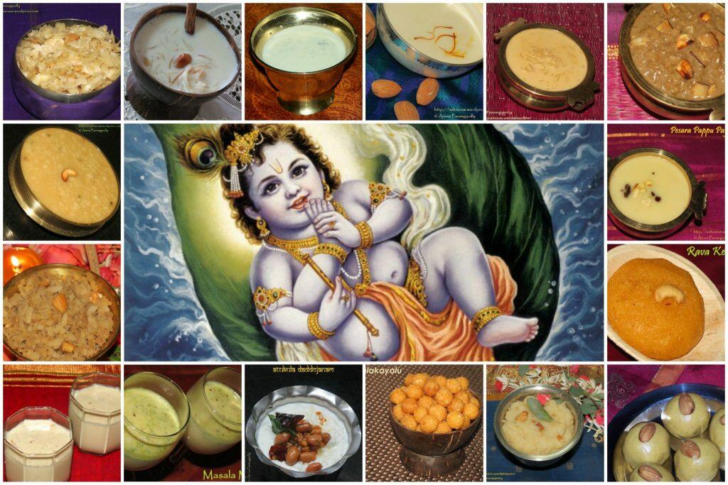 Recipes For Gokulashtami | Sri Krishna Jayanti | Krishna Janmashtami ...