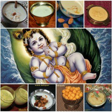 Gokulashtami, Janmashtami, Krishna Jayanti Recipes