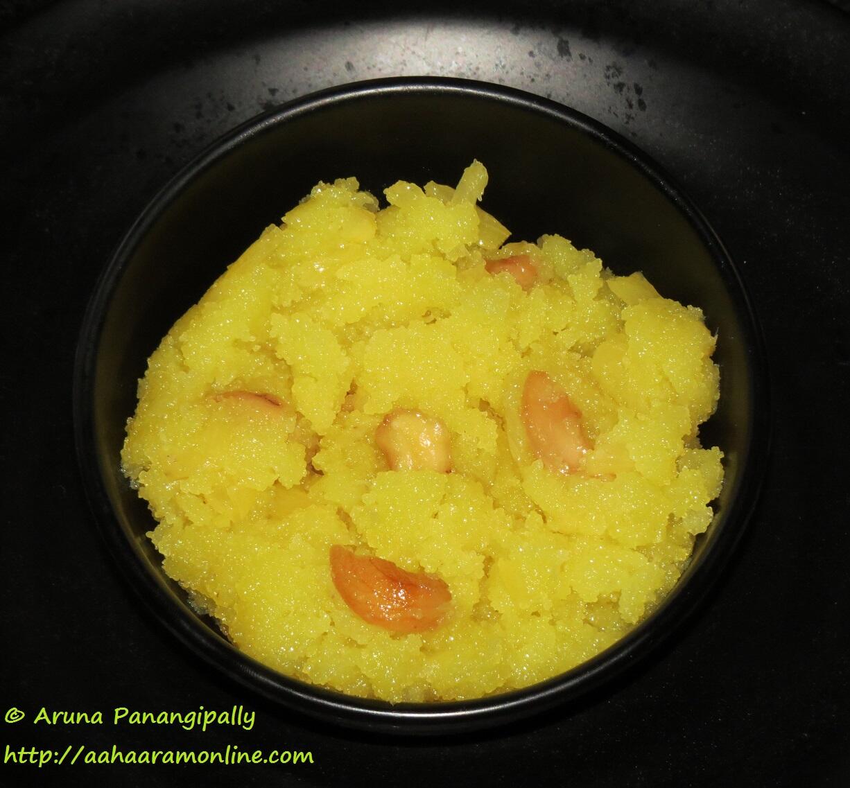 pineapple kesari bath