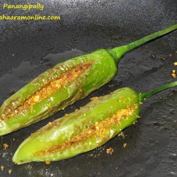 Bharli Mirchi - Maharashtrian Style Stuffed Green Chillies