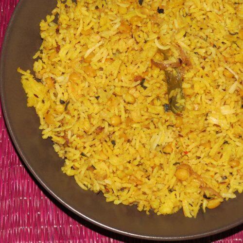 Qabooli biryani recipe, Hyderabadi chana dal biryani