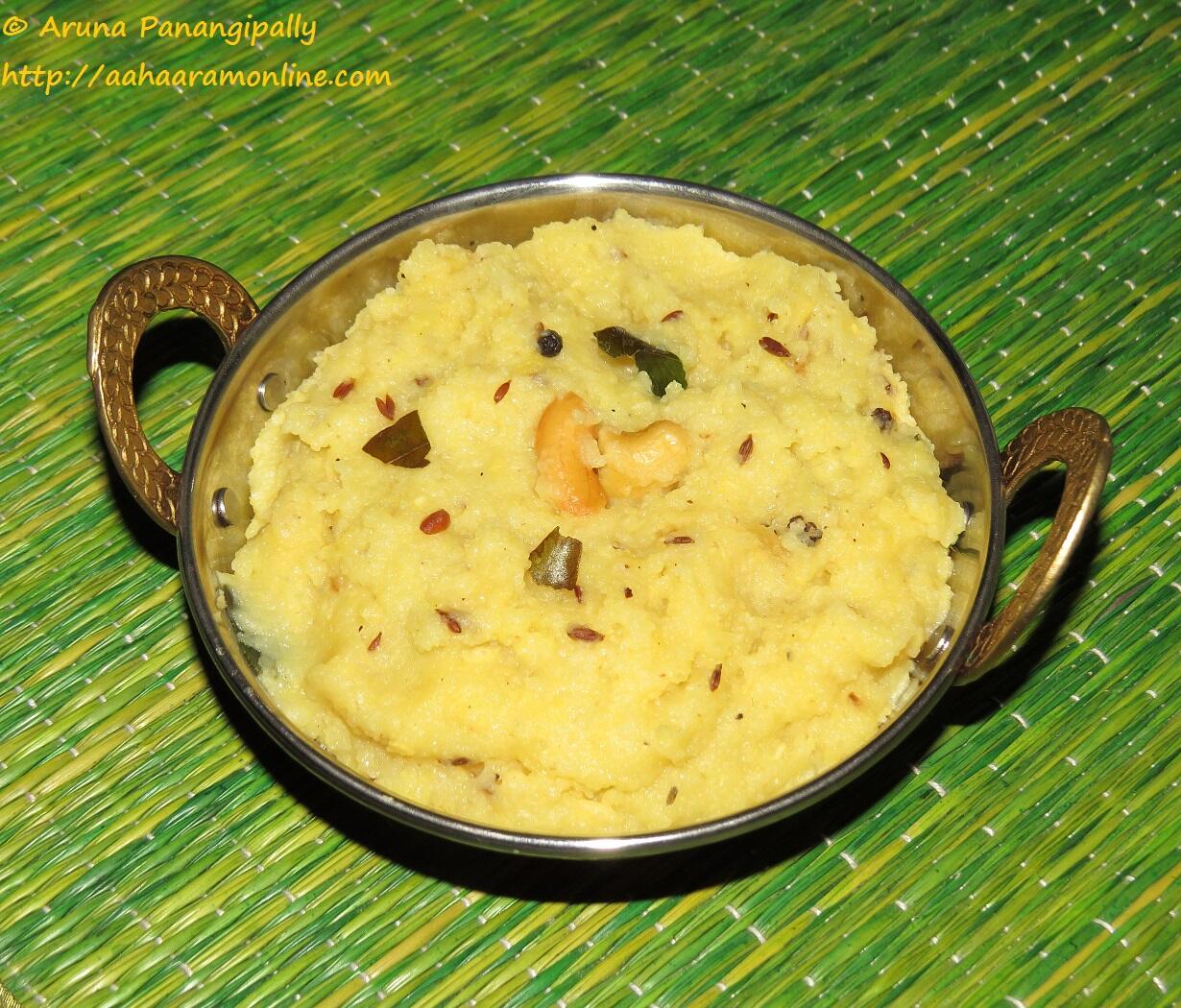 Rava Pongal - Sankranti Special Recipe