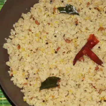 Arisi Upma - Rice Rava Upma from Tamil Nadu