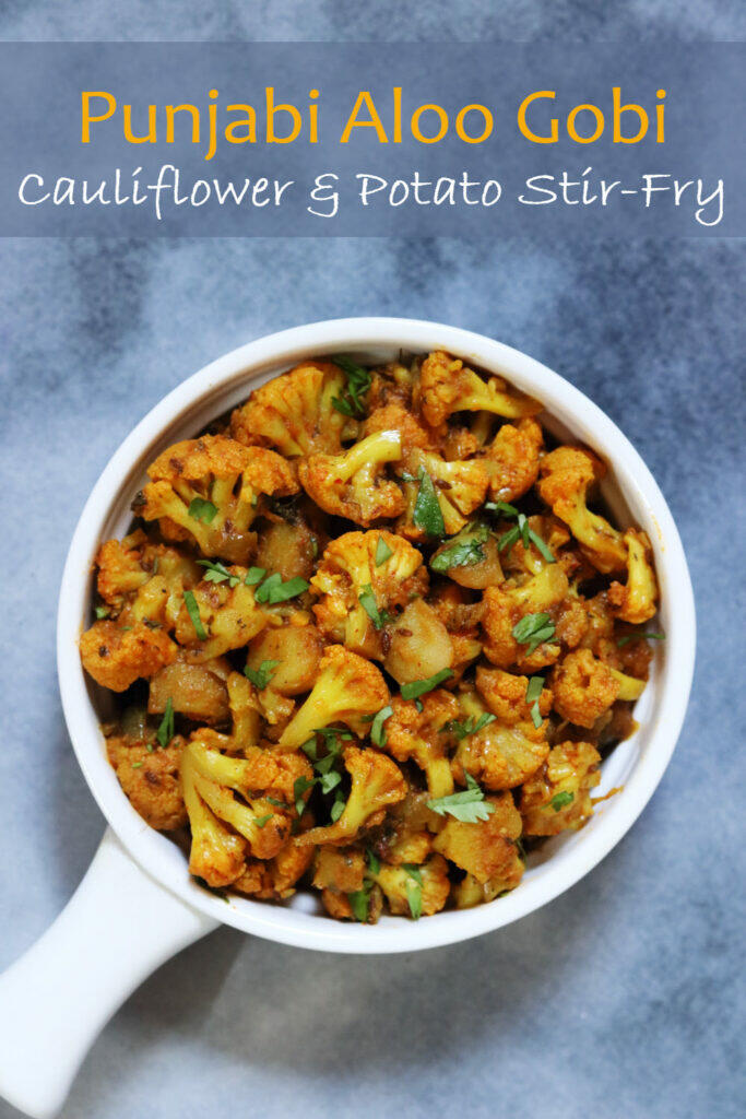 Punjabi Aloo Gobi is the ever popular Cauliflower and Potato Stir-Fry