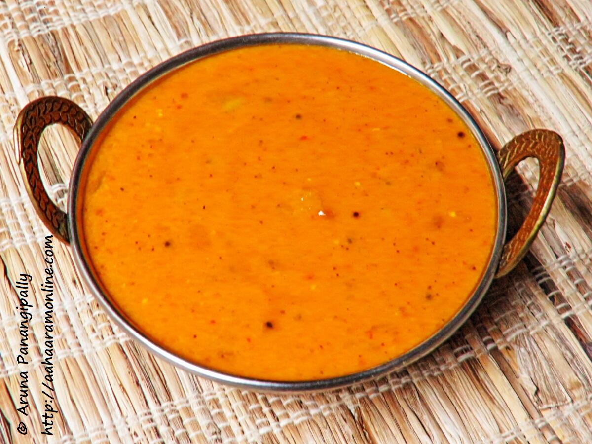 Amlechi Uddamethi - Goan Style Raw Mango Curry