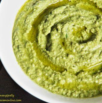 Coriander Green Chilli Hummus