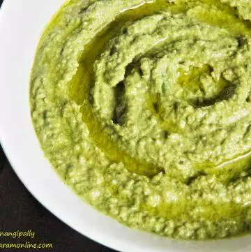 Coriander Green Chilli Hummus