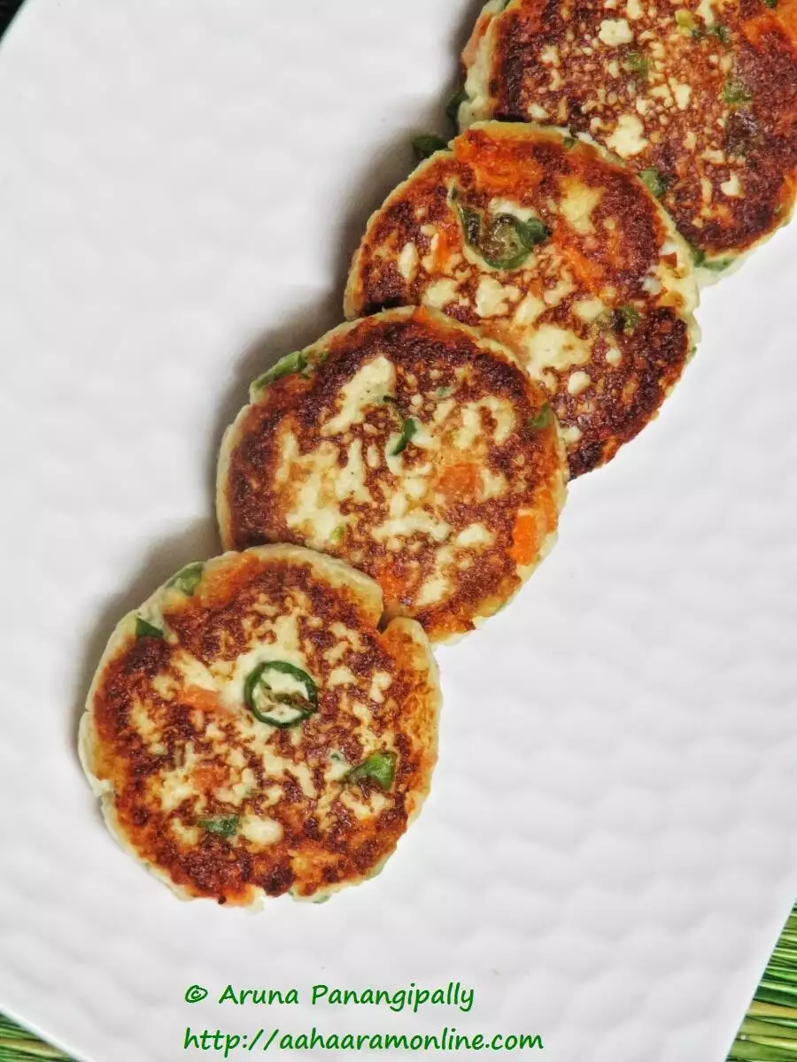 Healthy Paneer Pattice with Vegetables