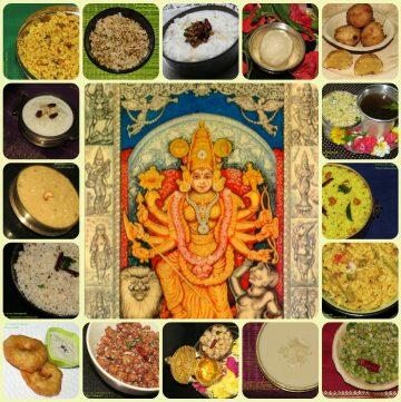 Devi Navratri 2017 - Colours to Wear and Naivedyam Recipes