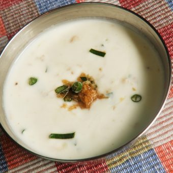 Inji Thayir - Yogurt with Ginger - Onam Sadya Recipe